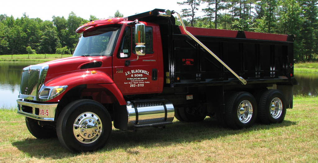 Mack_dump_truck J.V. Blackwell & Sons Trucking, Inc.